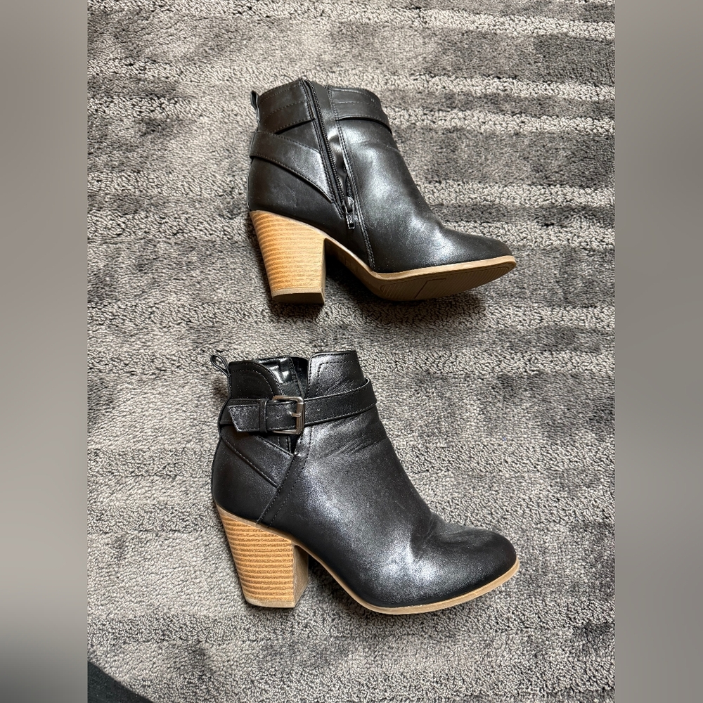 Wide Black Boots